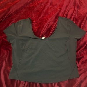 Lululemon Align short sleeve crop top - size 12